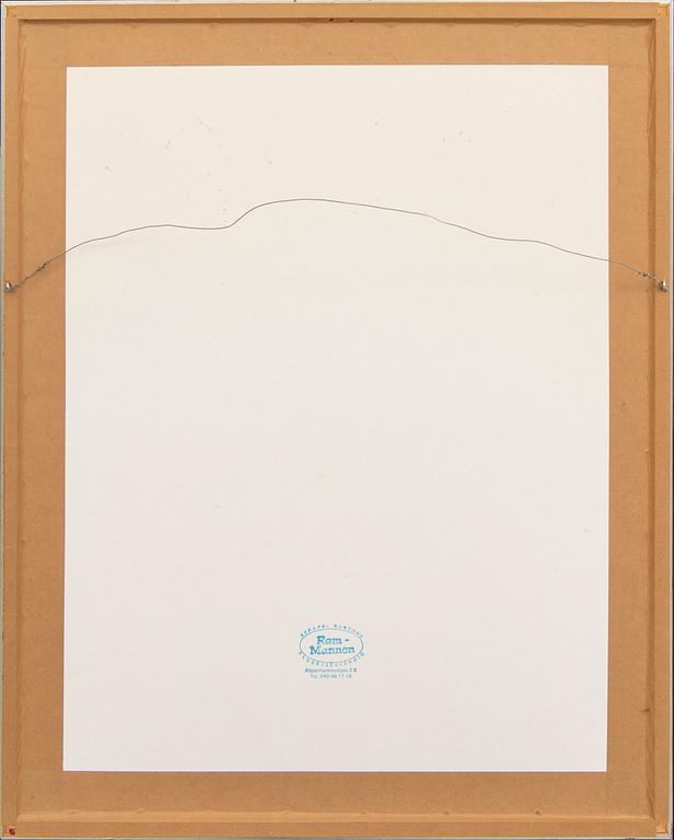 Hans Wigert, etching singed and numbered 2/15.