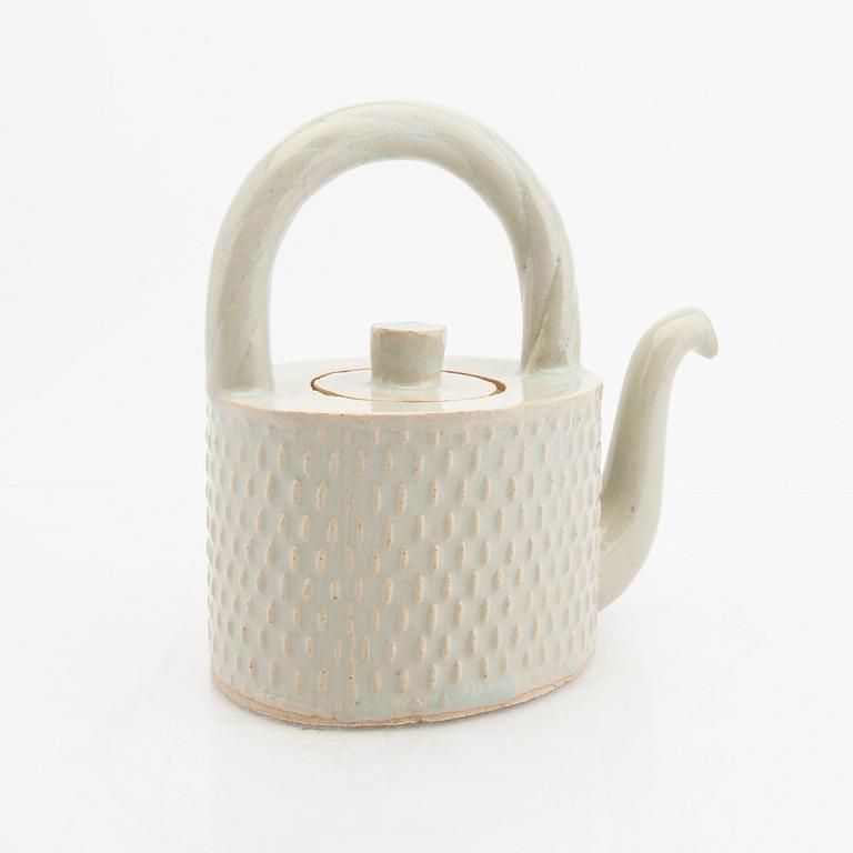 Signe Persson-Melin, a signed glazed stoneware tea pot.