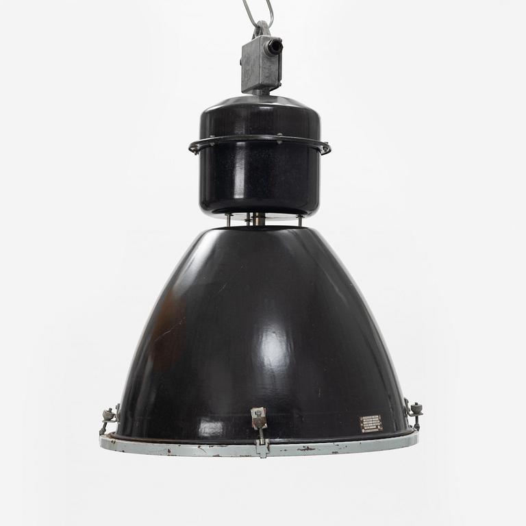 Ceiling lamp/industrial lamp, Czechoslovakia, second half of the 20th century.