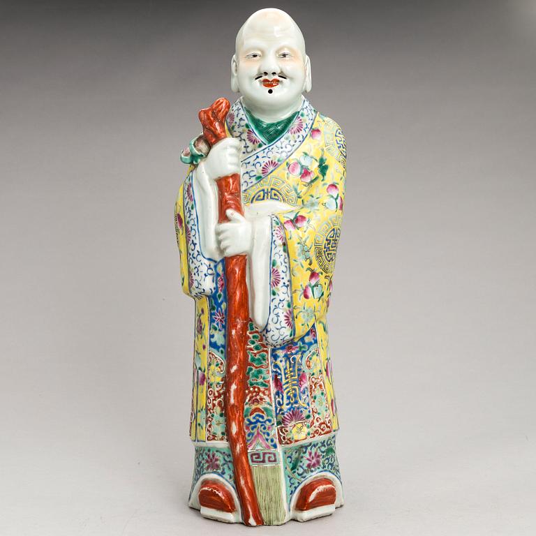 A 20th century porcelain Chinese figurine.