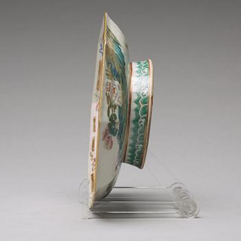 FAT, porslin. Qingdynastin, 1800-tal.