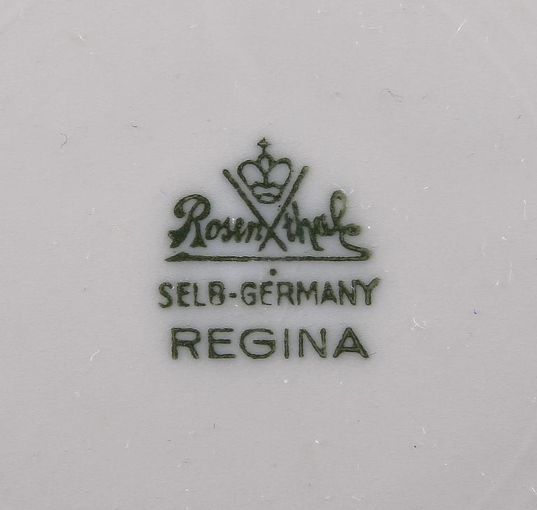 MATSERVIS, ca 100 delar, porslin, Rosenthal. "Regina".