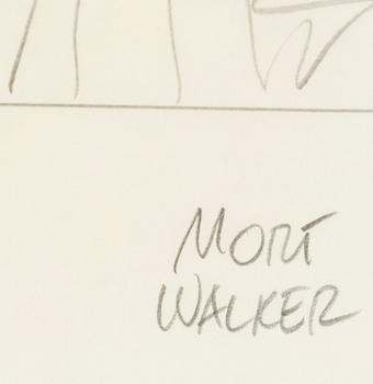 MORT WALKER, drawing, signed.