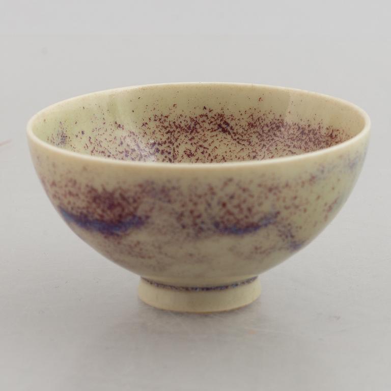 Sven Wejsfelt, a stoneware set of two vases and two bowls, Gustavsberg Studio 1980-tal.