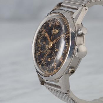 HEUER, chronograph, "Gilt".