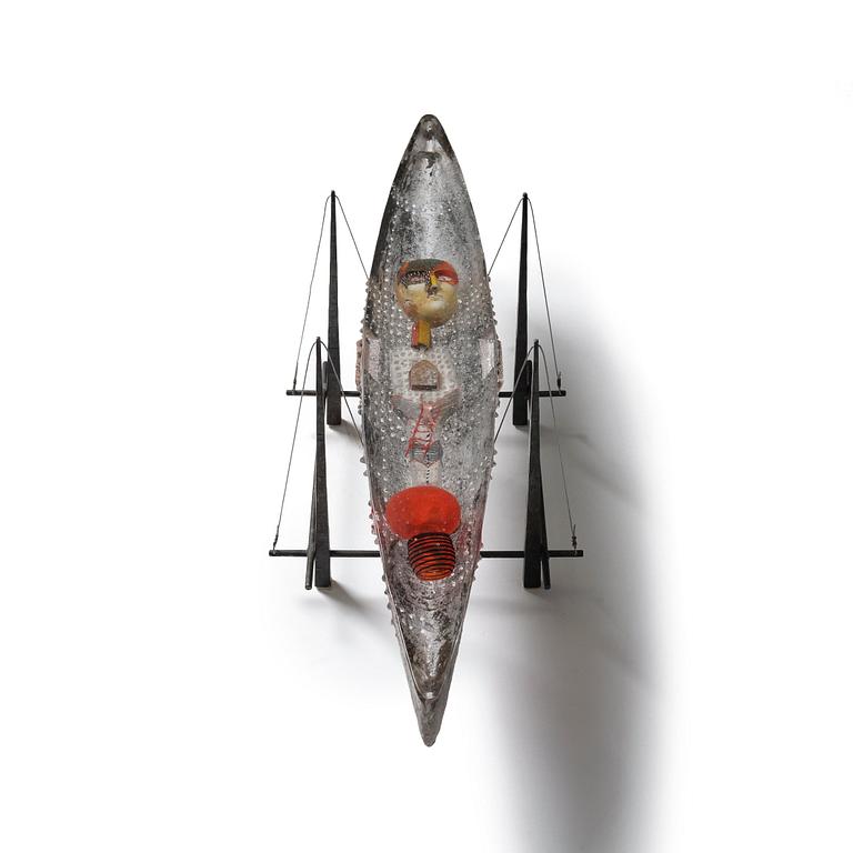 Bertil Vallien, skulptur, båt, Pilchuck, USA 2011.