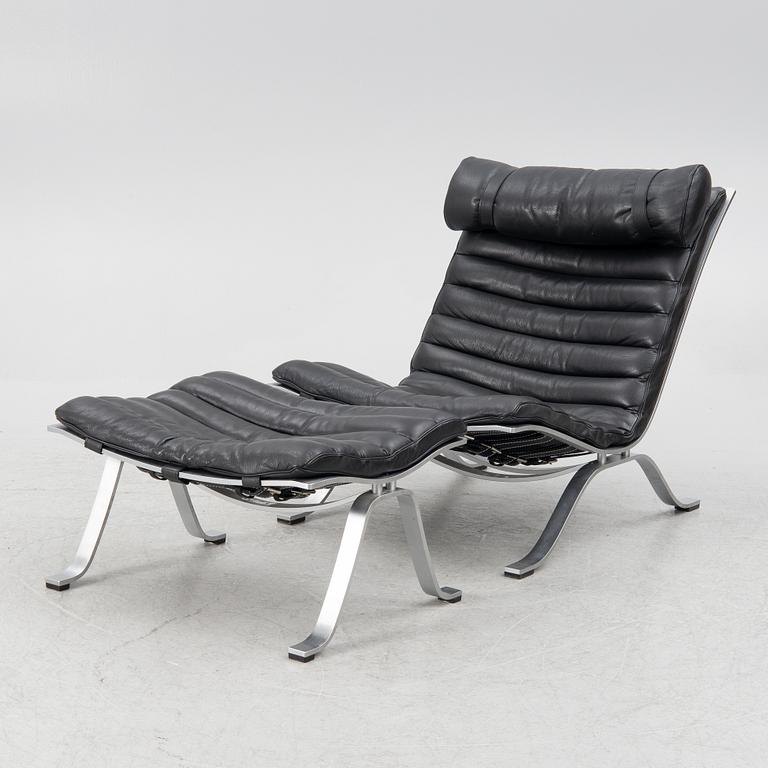 Arne Norell, "Ari", armchair with footstool, Norell Möbel AB.