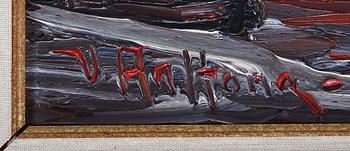 VEIKKO AALTONA, olja på duk sign.