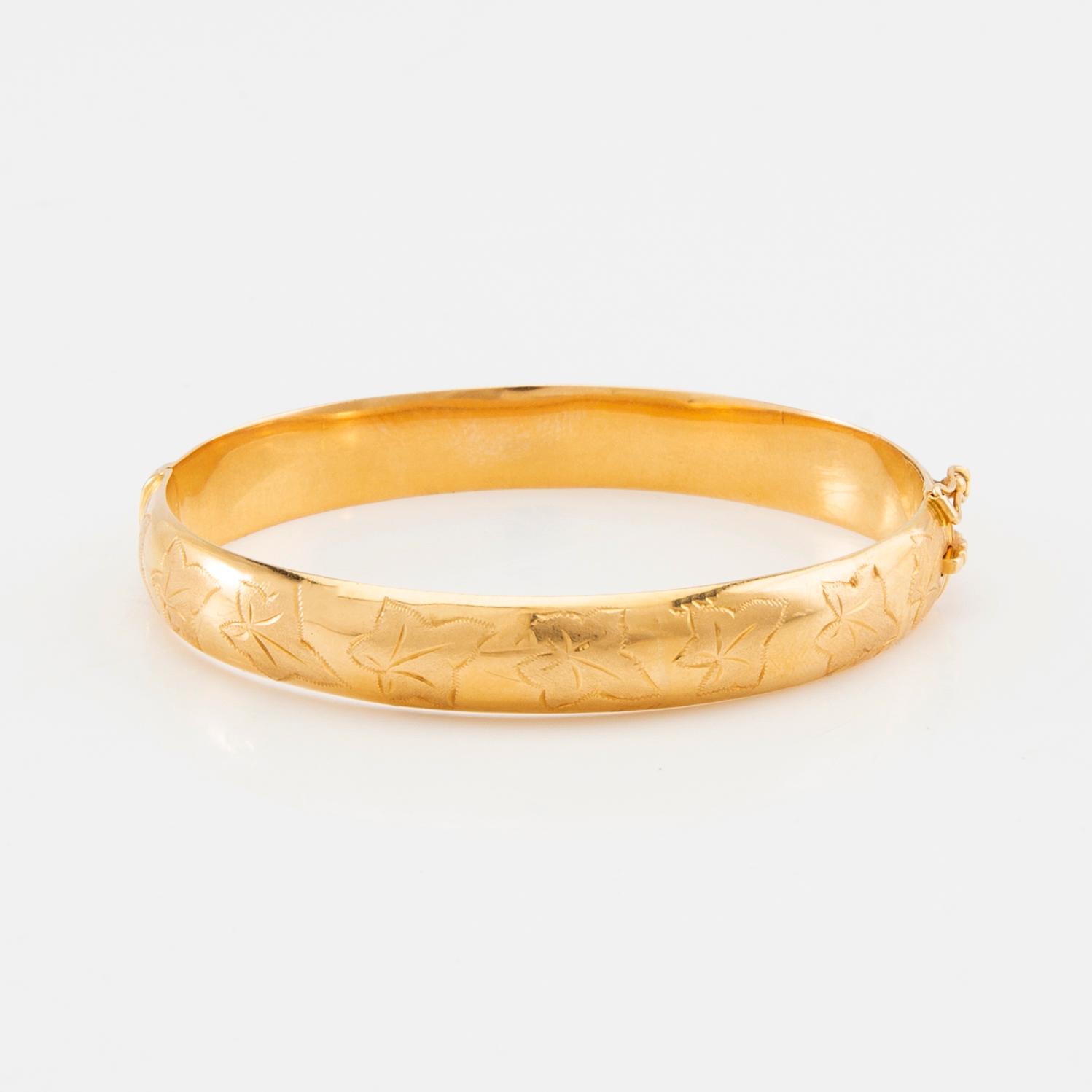 Stelt armband 18K guld, sannolikt Vicenza Italien.