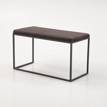 A steel bench from BoConcept.