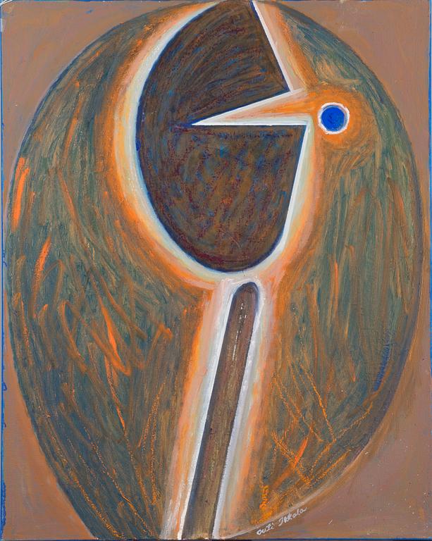 OUTI IKKALA, acrylic on canvas, signed.