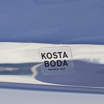 Bertil Vallien, two 'Satellite' glass vases from Kosta Boda, Sweden.