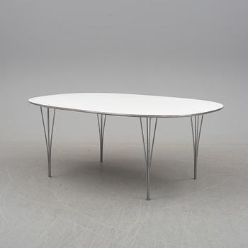 BRUNO MATHSON AND PIET HEIN, a dining table, 'Superellips' for Fritz Hansen.