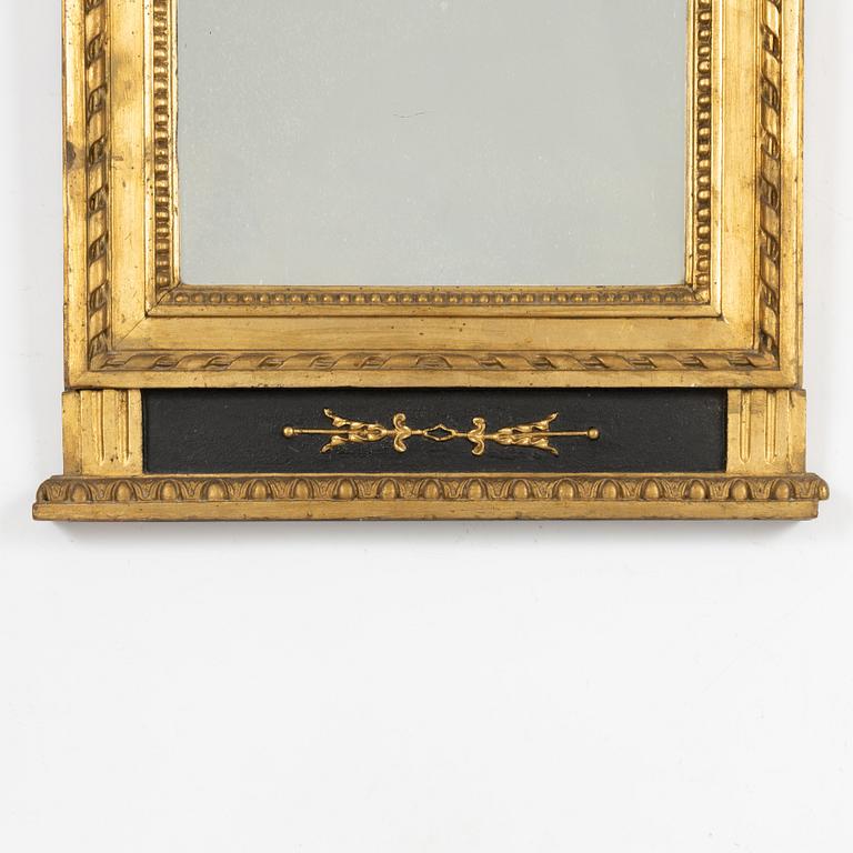 Mirror, Gustavian, late 18th century.