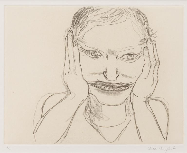 Lena Cronqvist, “Faces IV”.