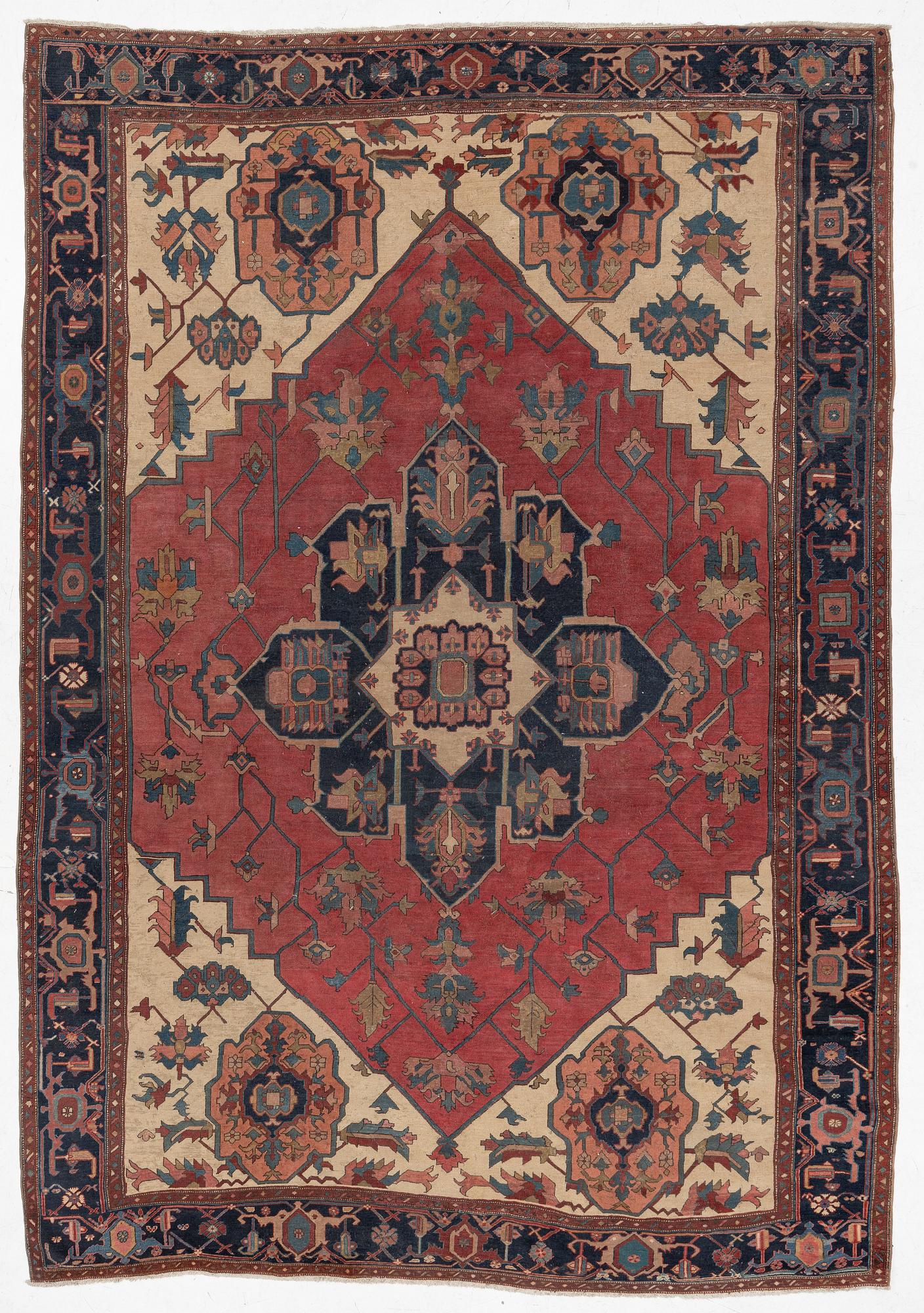 Matta, Antik Heris, Nordvästra Persien, ca 410 x 285 cm.