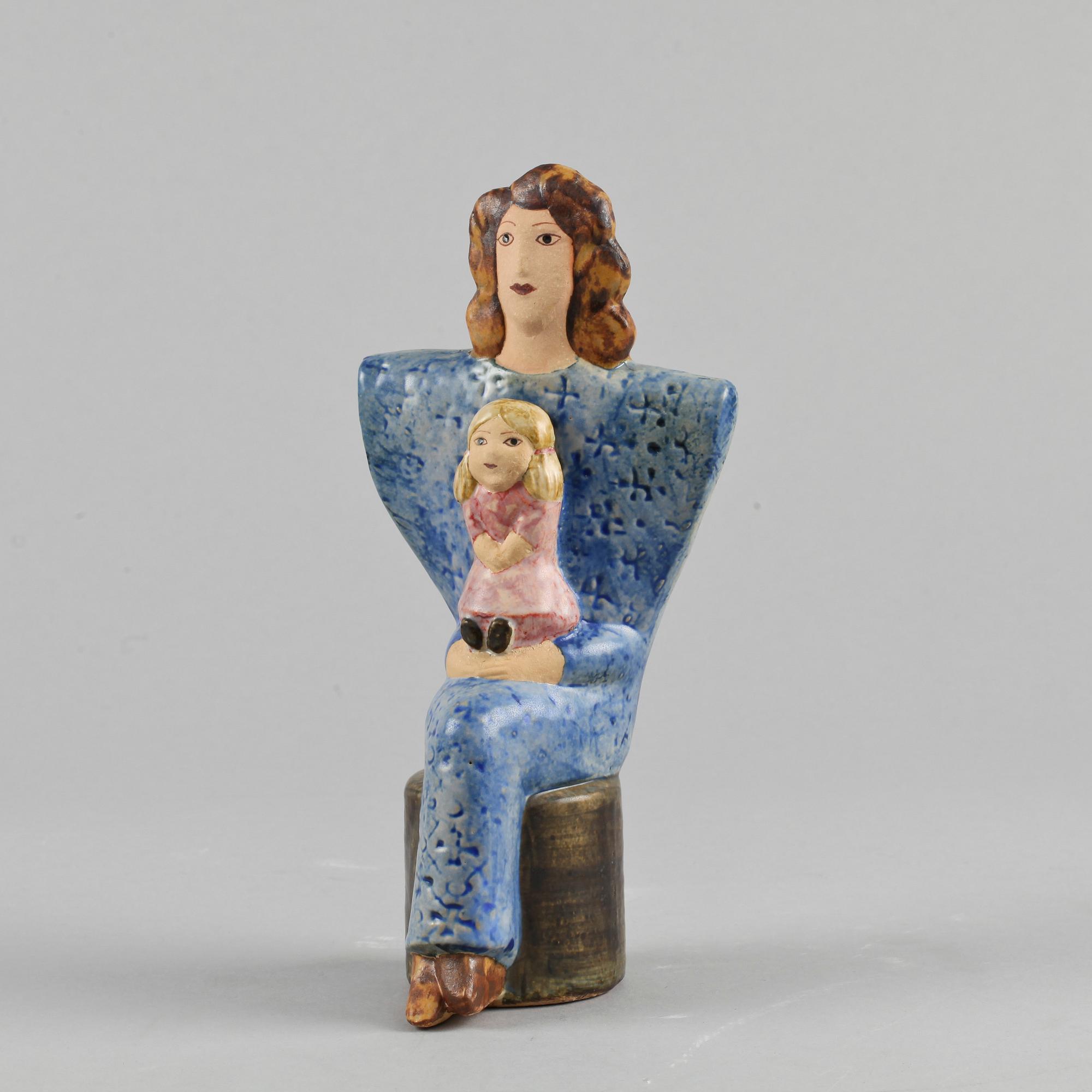 FIGURIN, keramik, Lisa Larson.