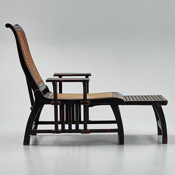 Deck chair, possibly China, 20th century.