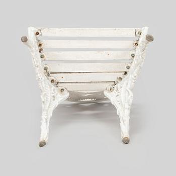 Trädgårdsstol, "Ormbunke", Melins Anderstorp, 1900-talets andra hälft.