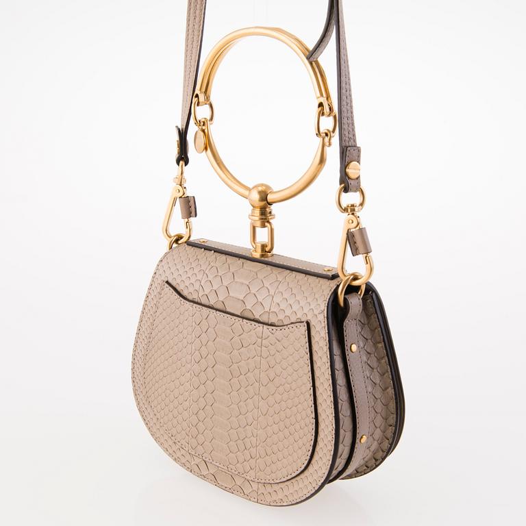 CHLOÉ Nile Bracelet Python Bag.