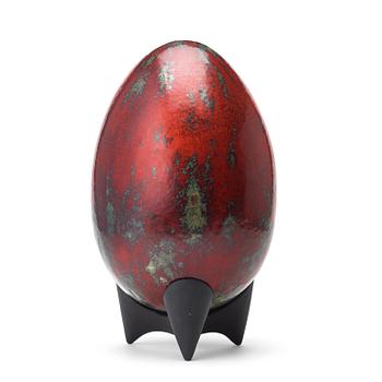 Hans Hedberg, A Hans Hedberg faience egg, Biot, France.