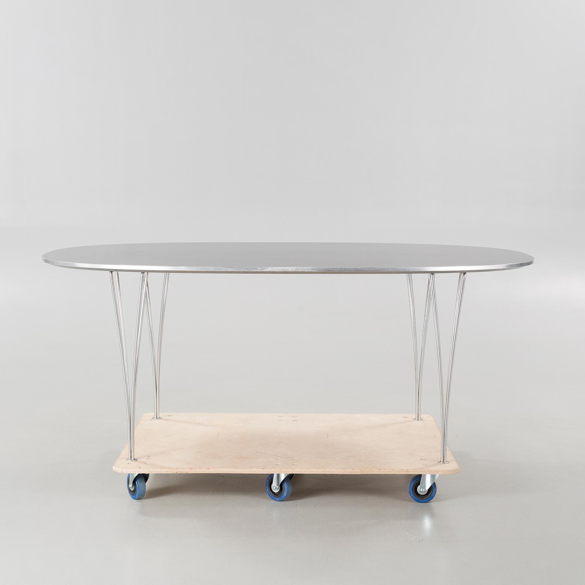 A "Superellipse" table, designed by Bruno Mathsson, second half of the 20th century.