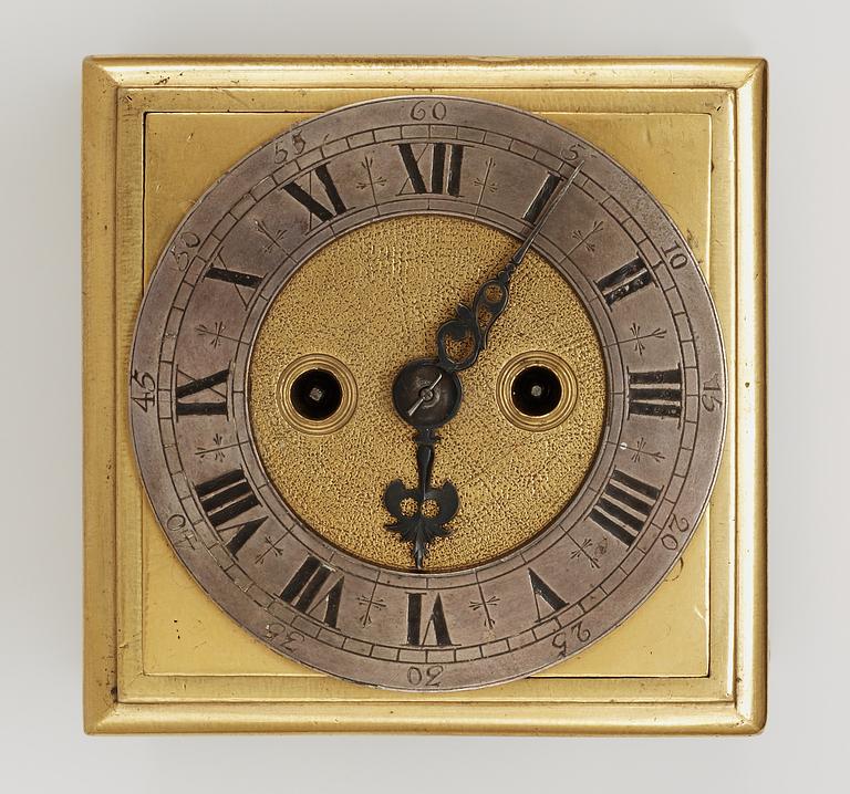A Swedish late Baroque 18th Century table clock by A. Forssman.