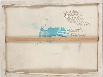 SWEET TOOF, "Duet", olja på duk, 2009, signerad a tergo.