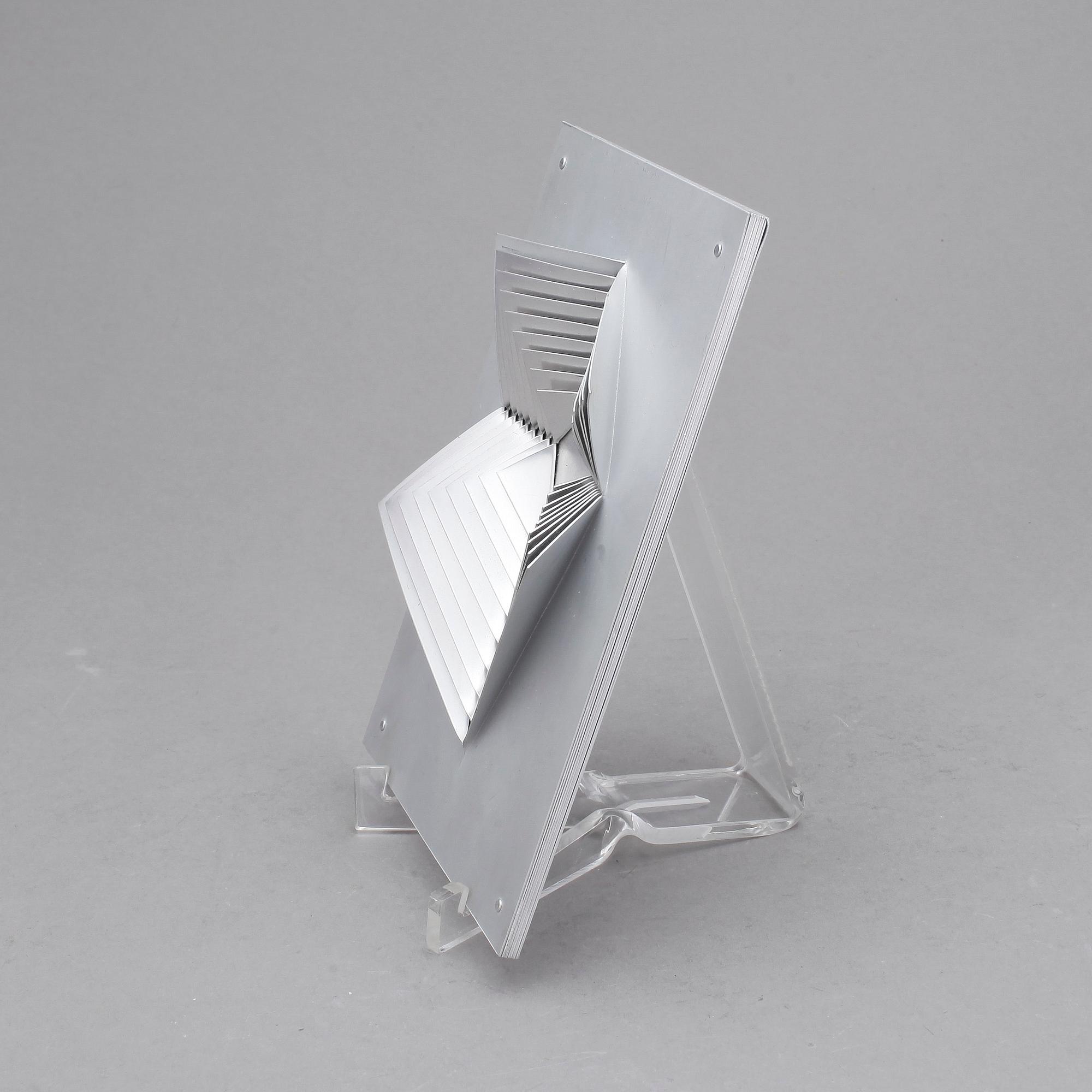 ARNE JONES, väggrelief, "Blossom", aluminium.