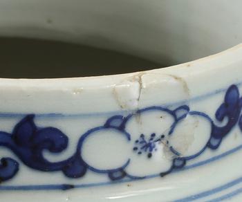 LOCKURNA, porslin, Kina, omkring sekelskiftet 1900.