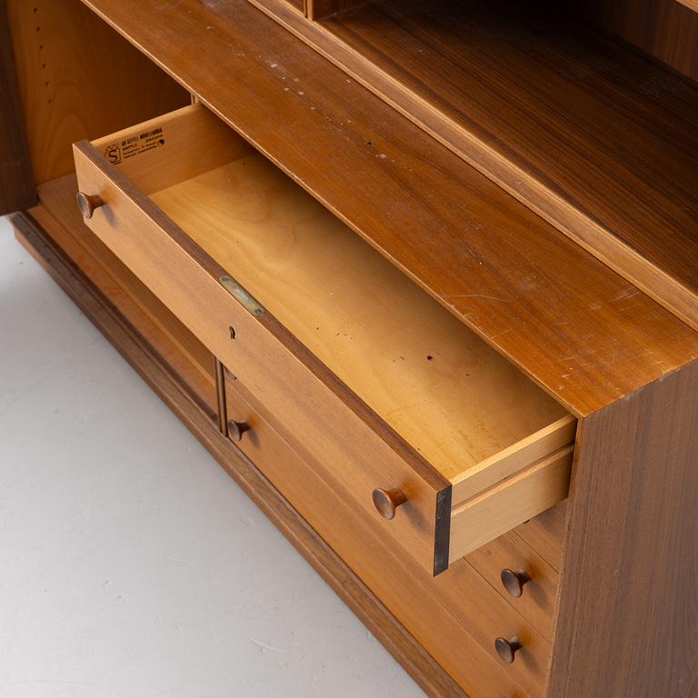 Yngvar Sandström, Bookcase/shelving system, 3 pieces, Seffle Möbelfabrik, second half of the 20th century.