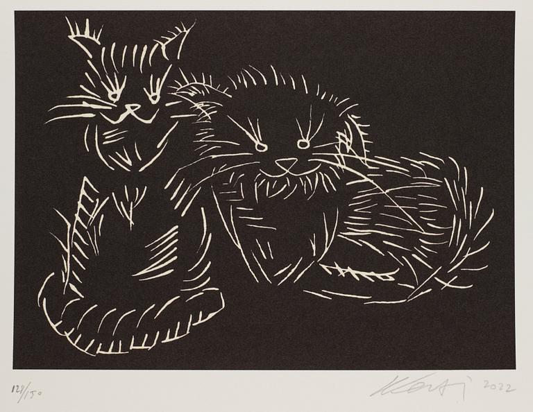 Ai Weiwei, "Cats (Black)".