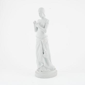 Nicholas Lecorney, efter. Figurin, parian, Paris, Frankrike, sekelskiftet 1900.