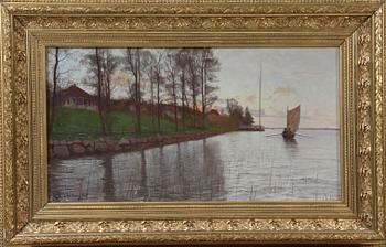 KARL CEDERBERG, olja på duk, sign o dat 1895.