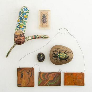 Karl Axel Pehrson, objects, 4 pcs, including "Traba IX" and "Öland".