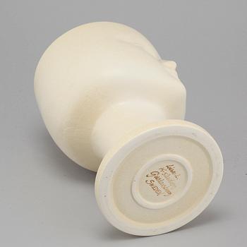 A stoneware flowerpot by Lisa Larson for K-Studion Gustavsberg, second half of the 20th century.