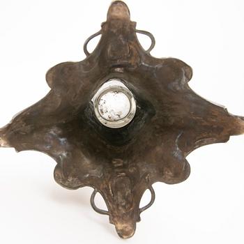 Württembergische Metallwarenfabrik (WMF), Art Nouveau vase, early 20th century.