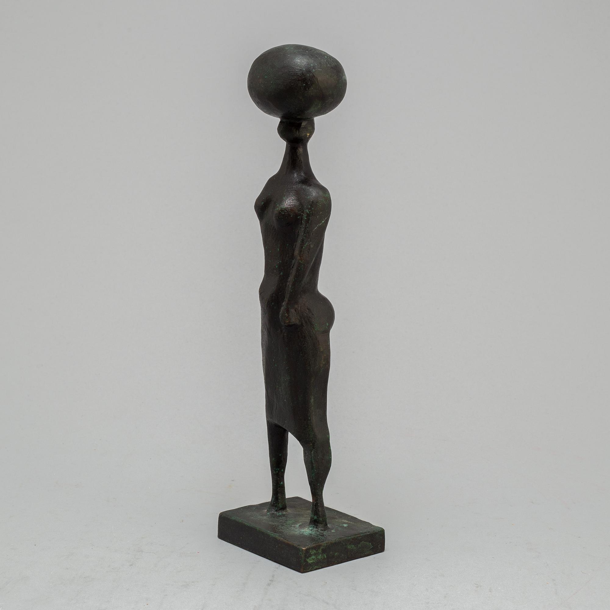 ERIC ELFWÉN, sculpture, bronze, signed EE and dated 62.
