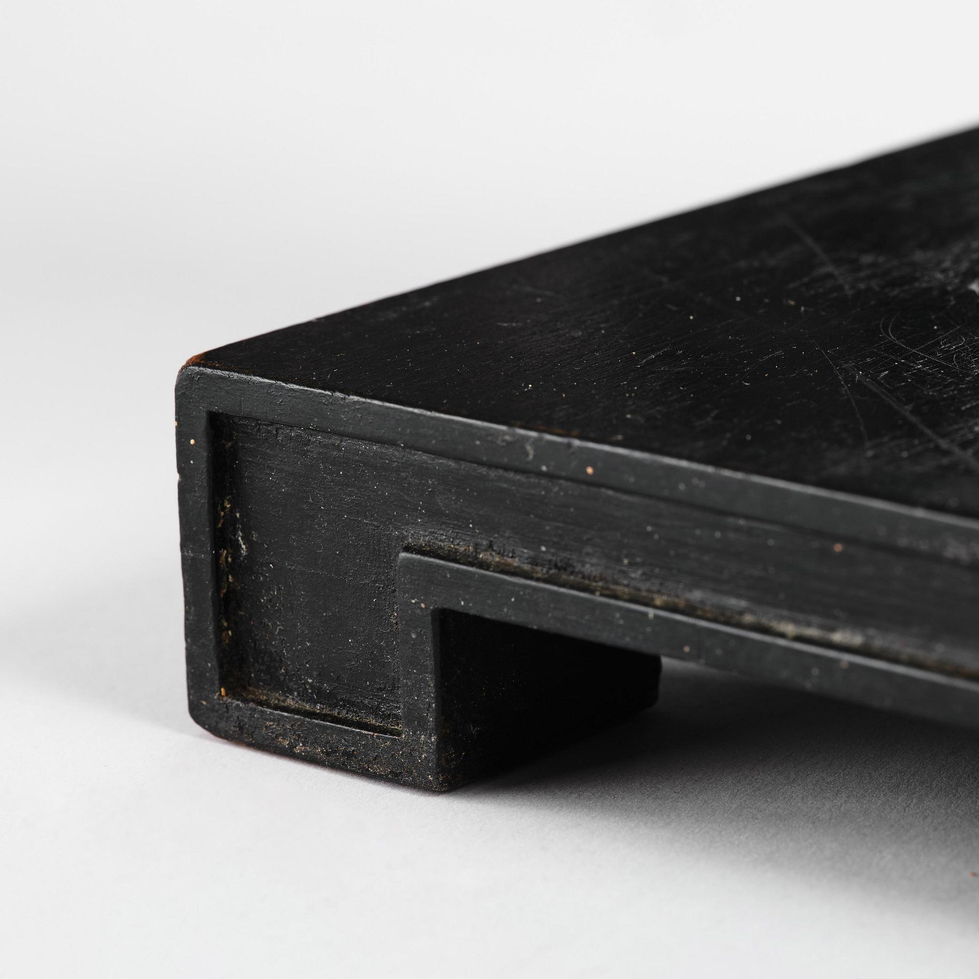 Anna Petrus, a pewter top tray table on a base by Uno Åhrén, executed in her studio, Stockholm, ca 1922-25.