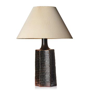 168. Stig Lindberg, a stoneware table lamp, Gustavsberg Studio 1970.
