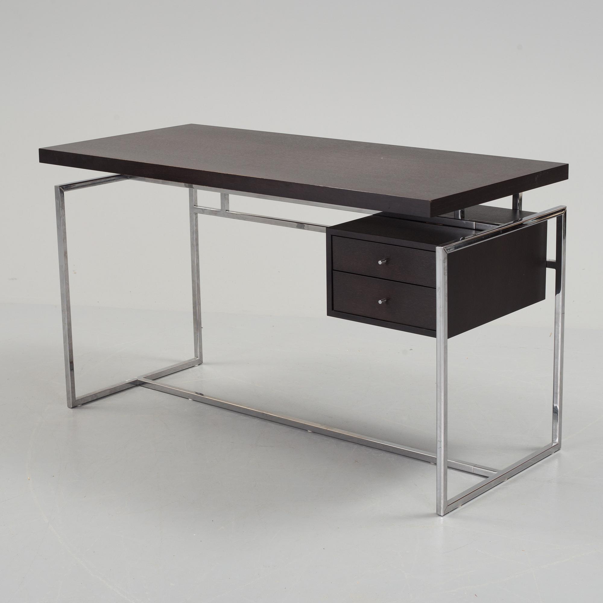 A "Papiro" desk by Walter Selva and Augusto Mandelli, Porada, Italy.