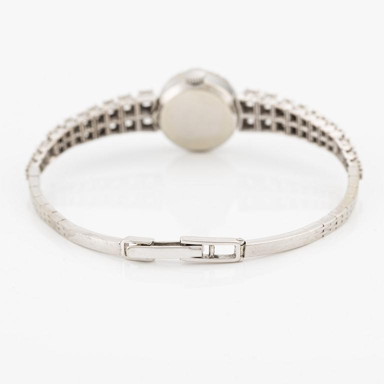 Chopard, armbandsur, vitguld med briljantslipade diamanter.