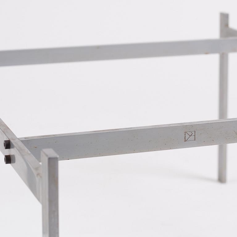 Poul Kjaerholm, a black stone top 'PK61' table, edition E Kold Christensen, Denmark.