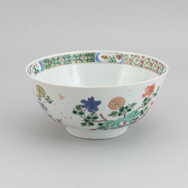 Skål, porslin, Qingdynastin, Kangxi (1662-1722).