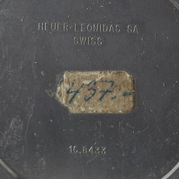 HEUER, Master-Time 8-Days samt Monte-Carlo stoppur, panelur, 57,5 x 57,5 mm,