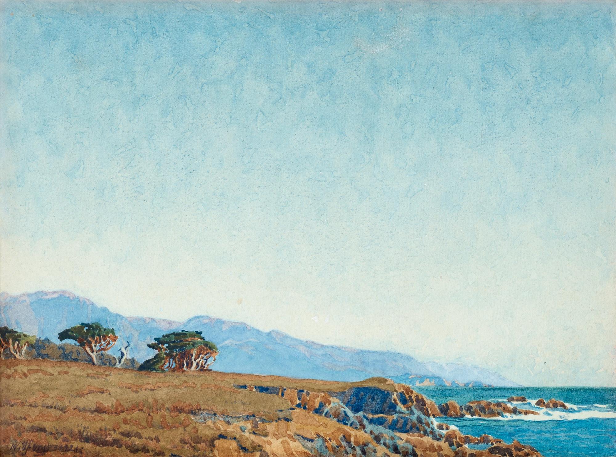 Gunnar Widforss, "From the 17 Mile drive, Carmel".