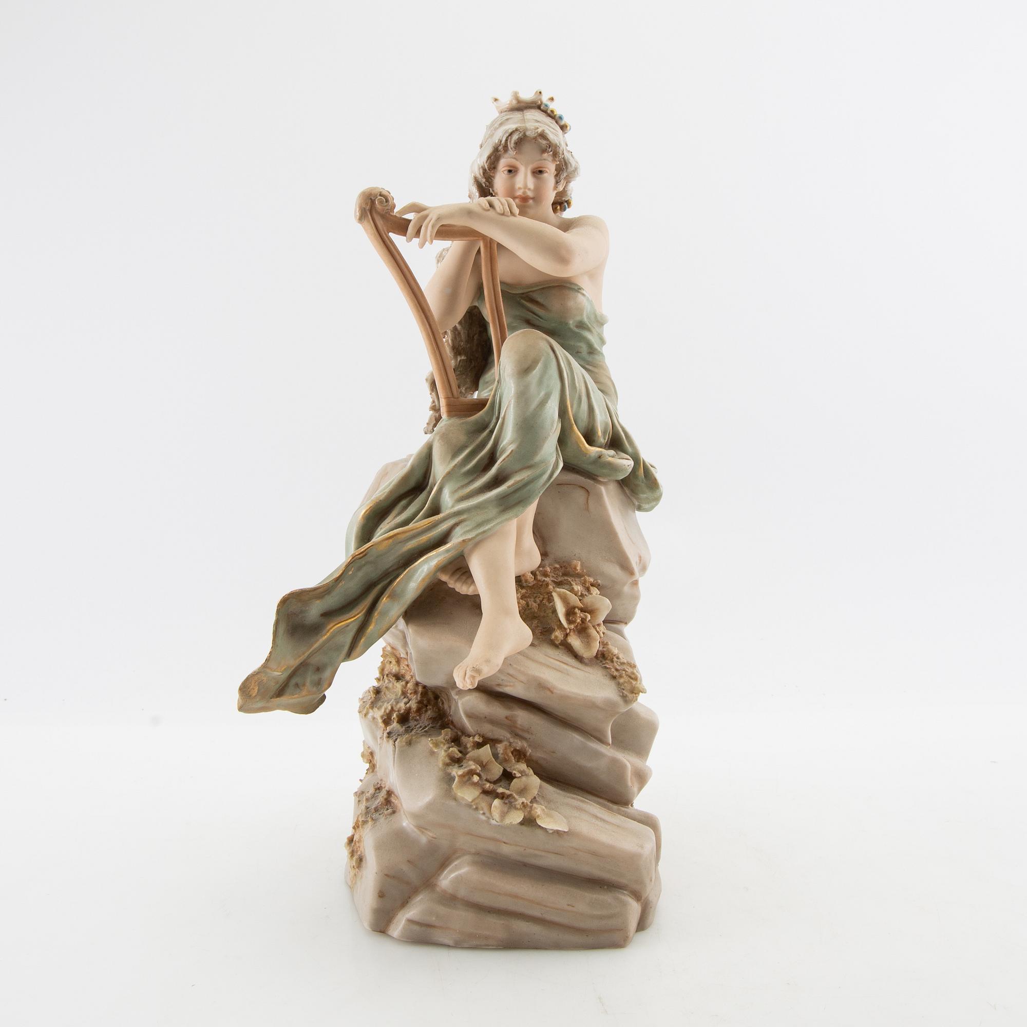 Figure Royal Dux Germany first half of the 20th century porcelain.