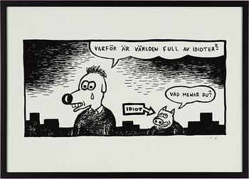 Gunnar Lundkvist, "Varför är världen full av idioter?".