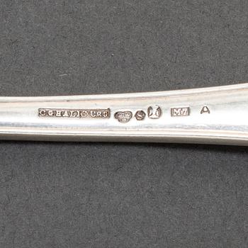 CG HALLBERG, bestick 30 st, silver, Stockholm 1915.