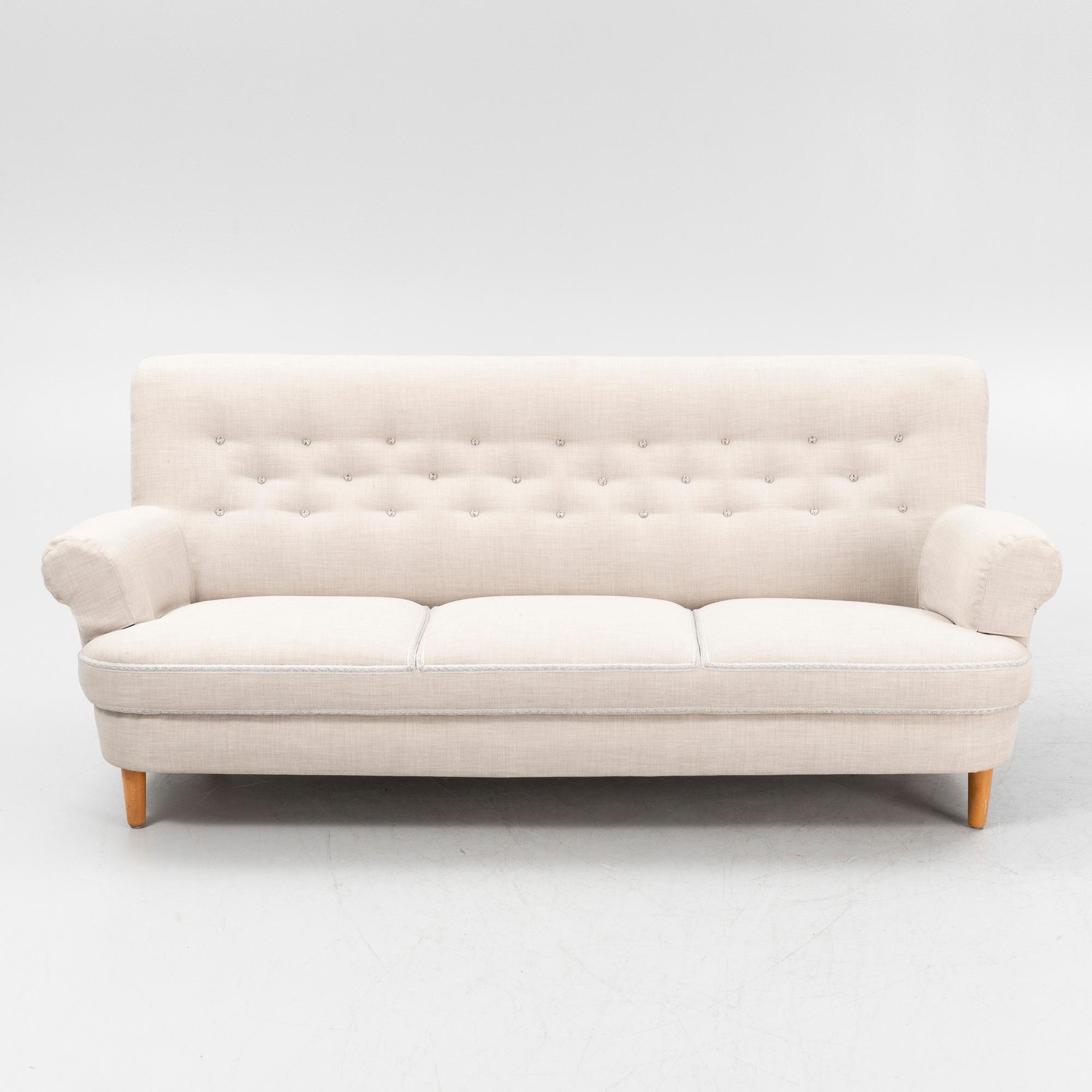 Carl Malmsten, soffa, "Hemmakväll", 1900-talets andra hälft,